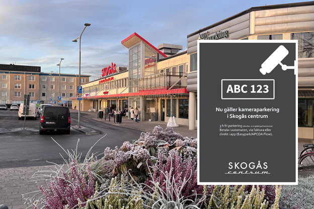 Kameraparkering i centrum